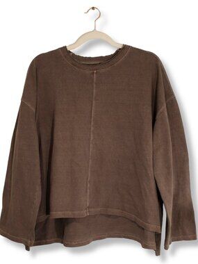 Madewell oversized long sleeve top